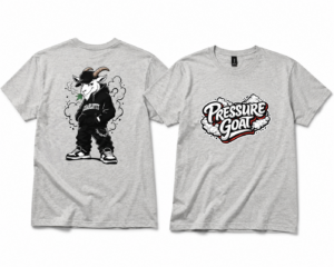 grey pressure goat shirt