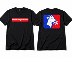 Black and Red Pressure Goat Shirt