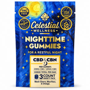 Celestial wellness 3ct gummies Night time