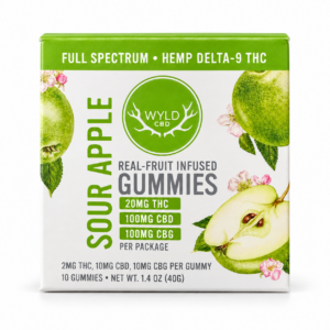 Wyld sour apple gummies